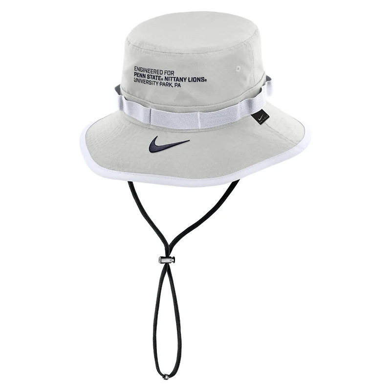 Nike Penn State Nittany Lions 2025 Sideline Apex Boonie Performance Bucket Hat