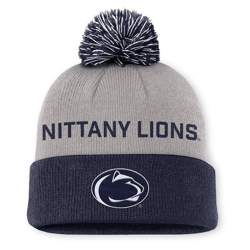 Nike Penn State Nittany Lions Primetime Peak Cuffed Knit Hat with Pom