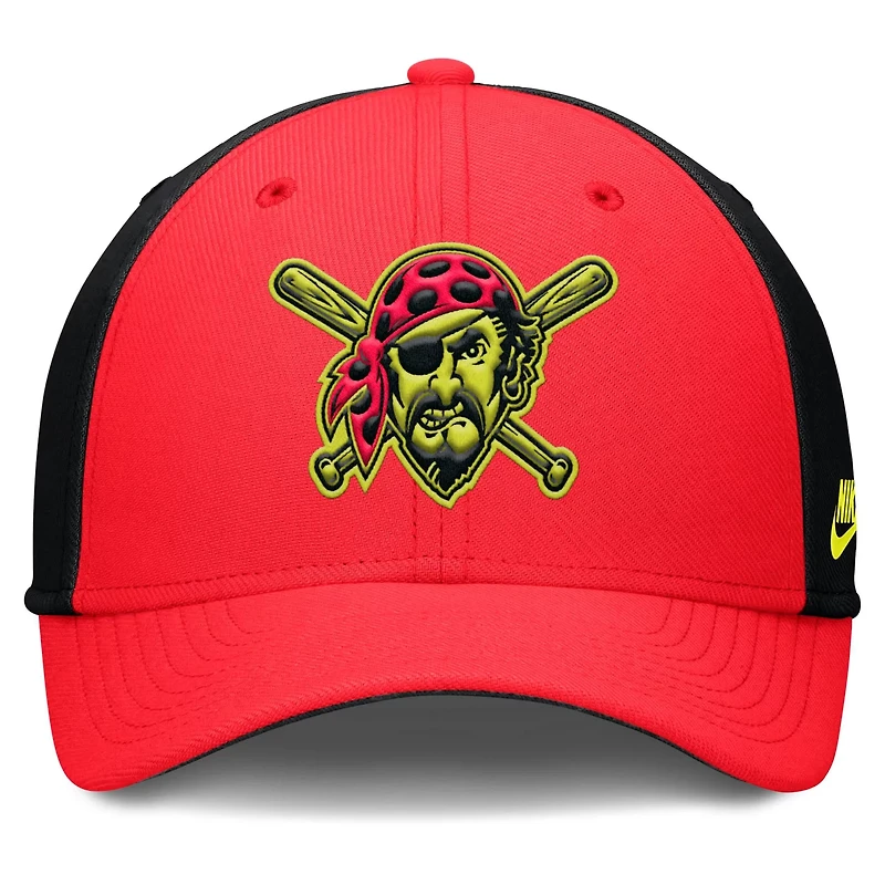 Nike Pittsburgh Pirates Neon 90s Rise SwooshFlex Hat