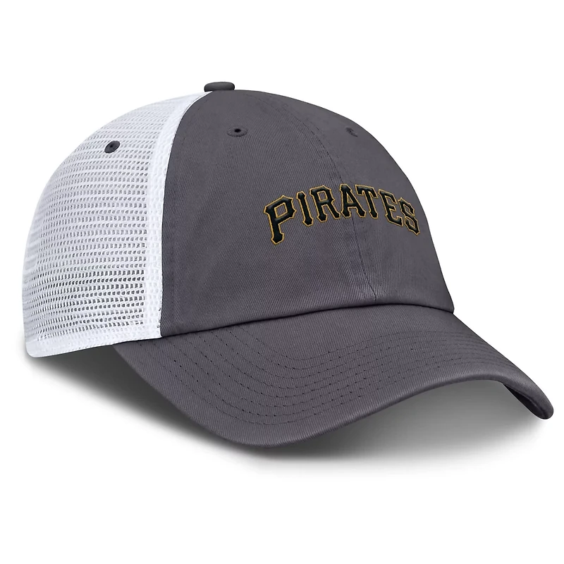 Nike Pittsburgh Pirates Wordmark Club Adjustable Trucker Hat