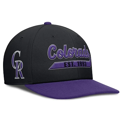 Nike Purple Colorado Rockies Pro Performance Snapback Hat