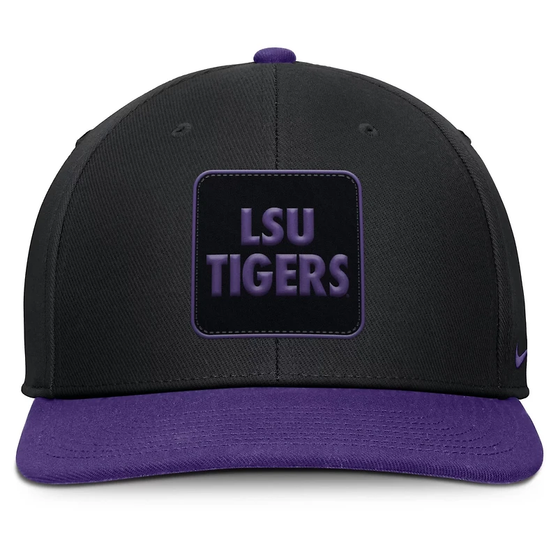 Nike Purple LSU Tigers 2025 Sideline Campus Pro Local Snapback Hat