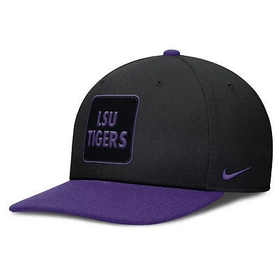Nike Purple LSU Tigers 2025 Sideline Campus Pro Local Snapback Hat