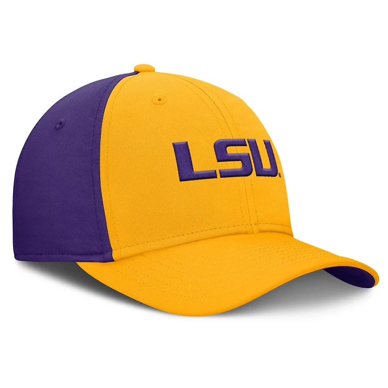 Nike Purple LSU Tigers 2025 Sideline Rise Local Performance Flex Hat