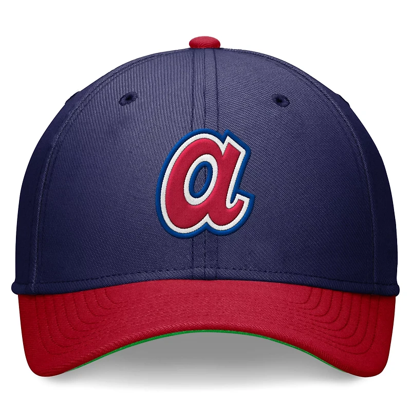 Nike Red Atlanta Braves Cooperstown Collection Rewind Swooshflex Performance Hat