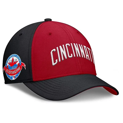 Nike Red Cincinnati Reds Rise Swoosh Performance Flex Hat