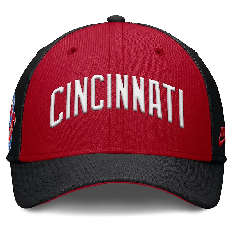 Nike Red Cincinnati Reds Rise Swoosh Performance Flex Hat