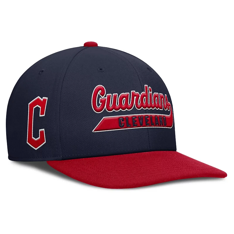 Nike Red Cleveland Guardians Pro Performance Snapback Hat