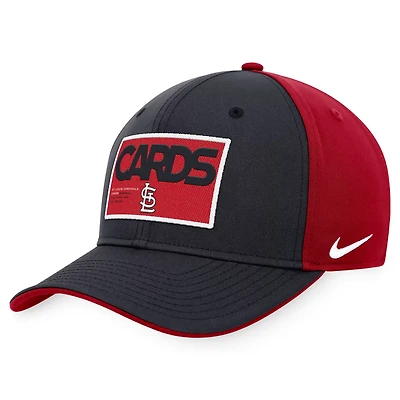 Nike Red St Louis Cardinals Classic99 Colorblock Performance Snapback Hat