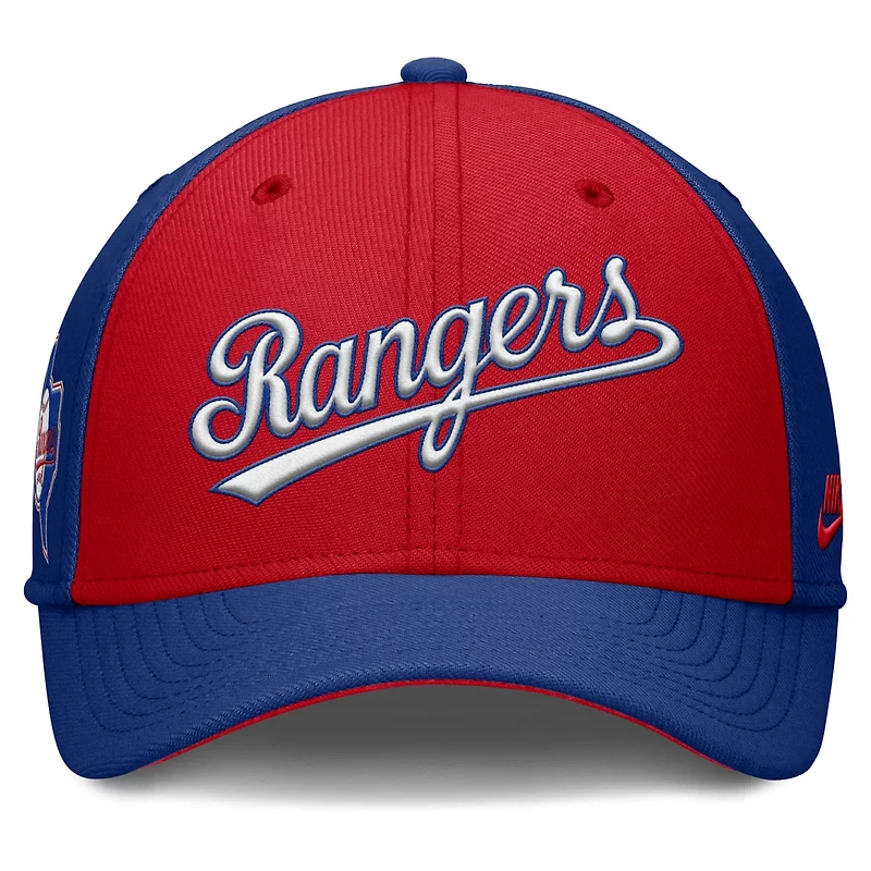 Nike Red Texas Rangers Rise Swoosh Performance Flex Hat