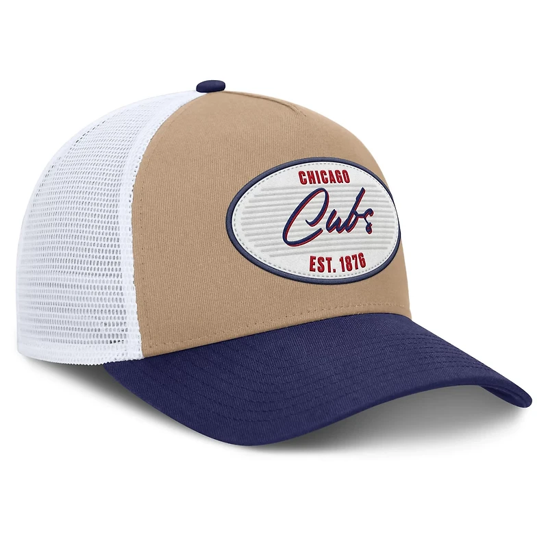 Nike Royal Chicago Cubs Rise A-Frame Trucker Adjustable Hat