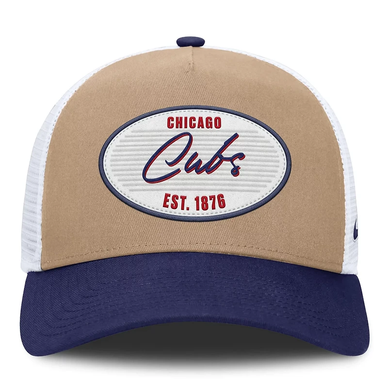 Nike Royal Chicago Cubs Rise A-Frame Trucker Adjustable Hat