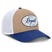 Nike Royal Kansas City Royals Rise A-Frame Trucker Adjustable Hat