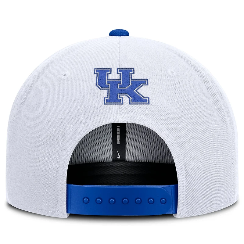 Nike Royal Kentucky Wildcats 2025 On-Field Patch Pro Dri-FIT Snapback Hat