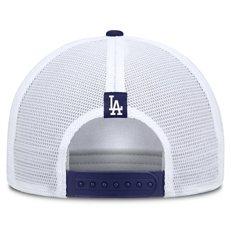 Nike Royal Los Angeles Dodgers Rise A-Frame Trucker Adjustable Hat