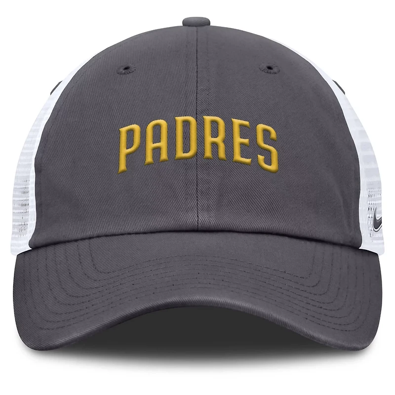 Nike San Diego Padres Wordmark Club Adjustable Trucker Hat