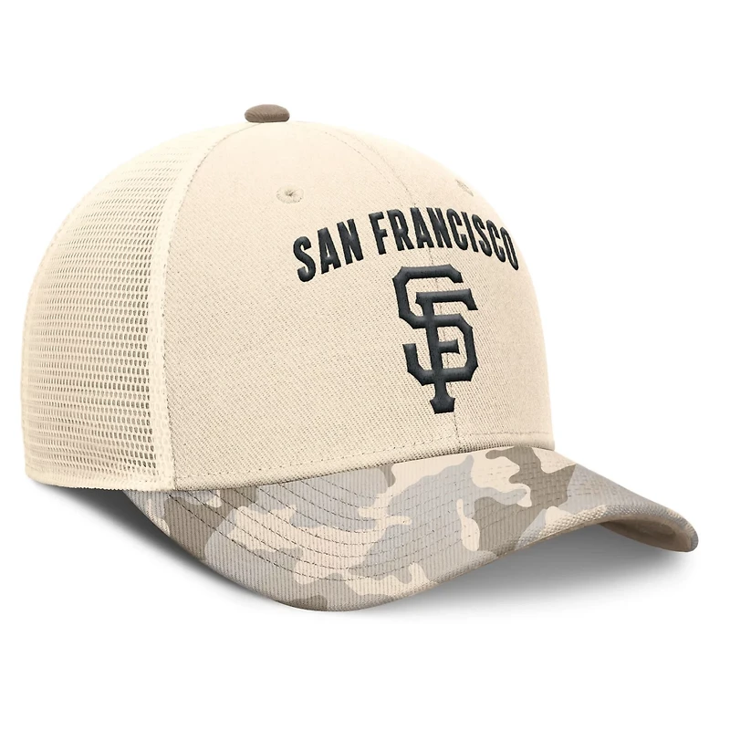 Nike San Francisco Giants Camo Pack Rise Adjustable Trucker Hat