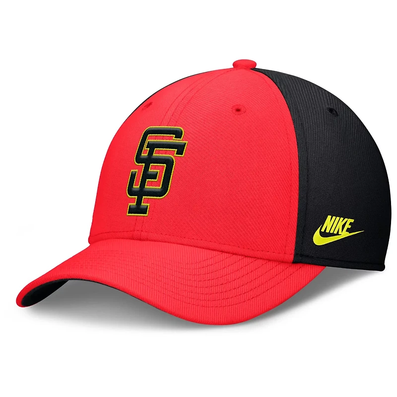 Nike San Francisco Giants Neon 90s Rise SwooshFlex Hat