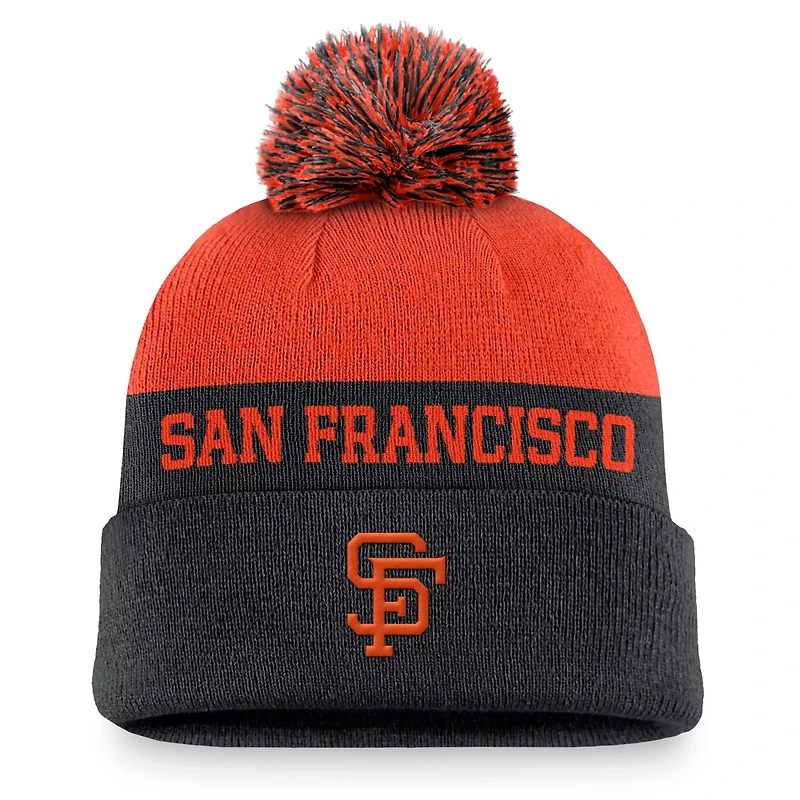 Nike San Francisco Giants Rewind Peak Cuffed Knit Hat with Pom