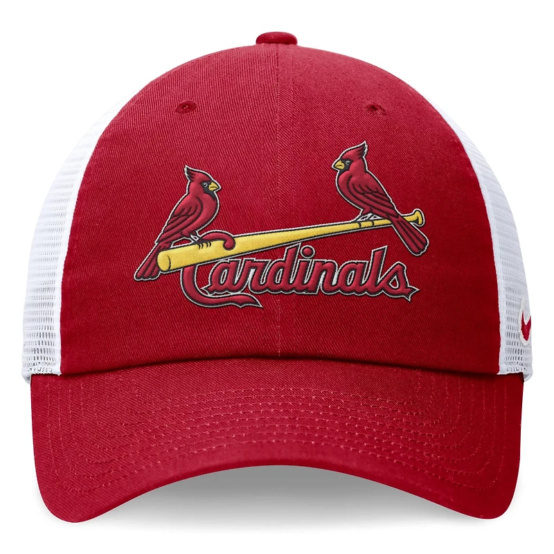 Nike St Louis Cardinals Evergreen Wordmark Trucker Adjustable Hat