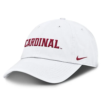 Nike Stanford Cardinal Core Club Mascot Wordmark Adjustable Hat