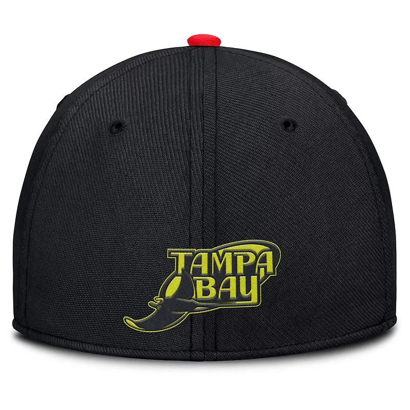 Nike Tampa Bay Rays Neon 90s Rise SwooshFlex Hat