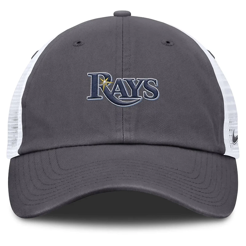 Nike Tampa Bay Rays Wordmark Club Adjustable Trucker Hat
