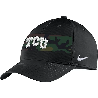 Nike TCU Horned Frogs Military Pack Camo Legacy91 Adjustable Hat