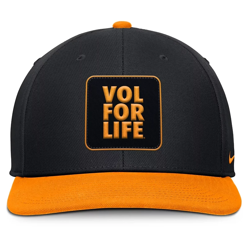 Nike Tennessee Orange Tennessee Volunteers 2025 Sideline Campus Pro Local Snapback Hat