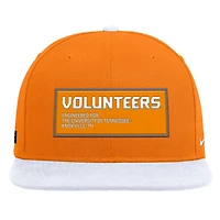 Nike Tennessee White Tennessee Volunteers 2025 On-Field Patch Pro Dri-FIT Snapback Hat