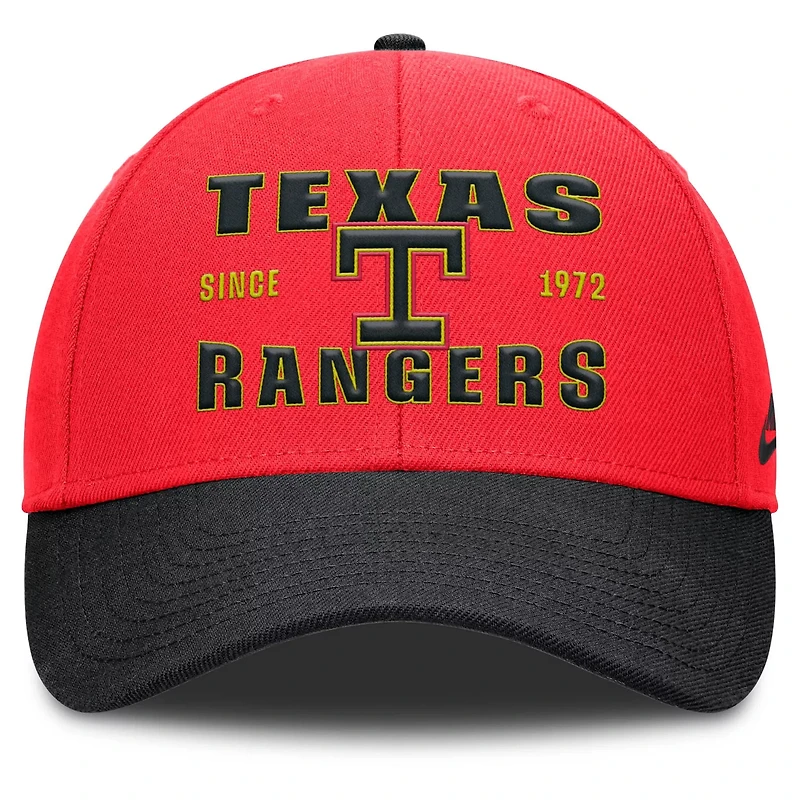 Nike Texas Rangers Neon 90s Rise Adjustable Hat