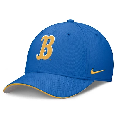 Nike UCLA Bruins 2025 Dugout Coaches Rise Swoosh Performance Flex Hat