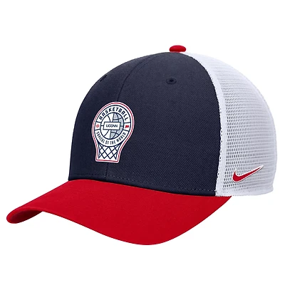 Nike UConn Huskies Back-to-Back Champs Rise Adjustable Trucker Hat