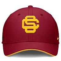 Nike USC Trojans 2025 Dugout Coaches Rise Swoosh Performance Flex Hat