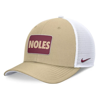 Nike Vegas /White Florida State Seminoles Local Rise Trucker Adjustable Hat