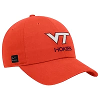 Nike Virginia Tech Hokies 2025 On-Field Club Adjustable Hat