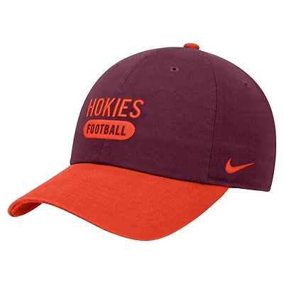 Nike Virginia Tech Hokies Colorblock Club Adjustable Hat