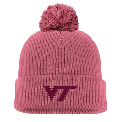Nike Virginia Tech Hokies Tonal Peak Cuffed Knit Hat with Pom