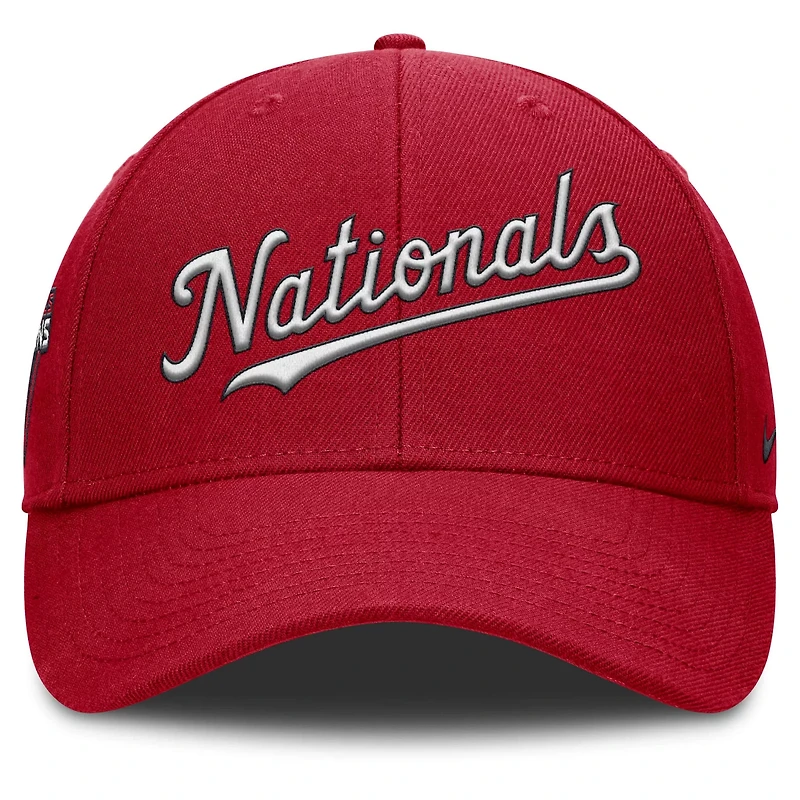 Nike Washington Nationals Rise Gaberdine Adjustable Hat