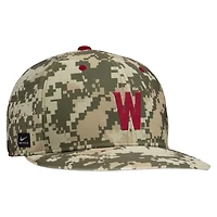 Nike Washington State Cougars On-Field Baseball Performance Fitted Hat