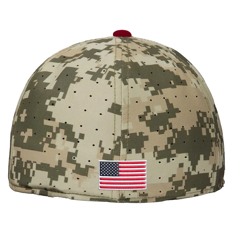 Nike Washington State Cougars On-Field Baseball Performance Fitted Hat