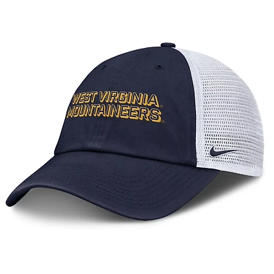 Nike West Virginia Mountaineers 2025 Gameday On-Field Club Adjustable Trucker Hat