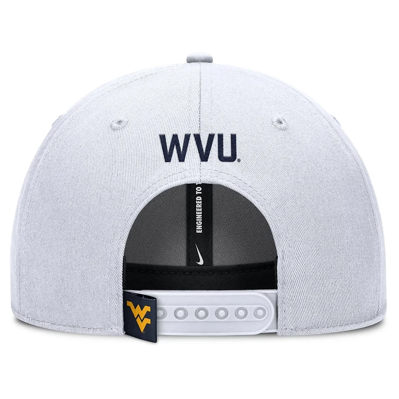 Nike West Virginia Mountaineers 2025 On-Field Rise Performance Adjustable Hat