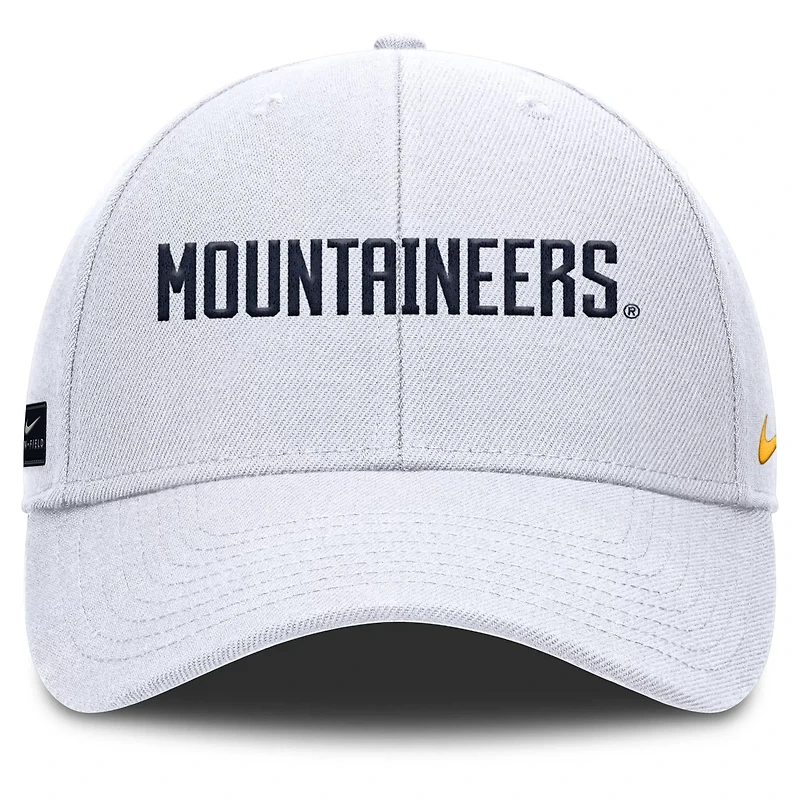 Nike West Virginia Mountaineers 2025 On-Field Rise Performance Adjustable Hat
