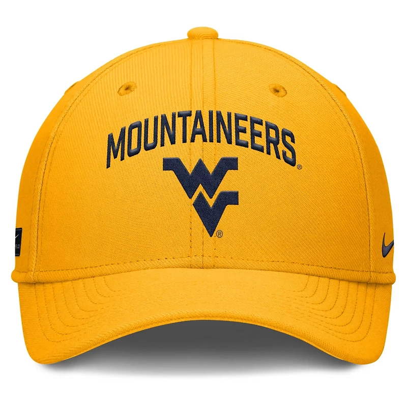 Nike West Virginia Mountaineers 2025 On-Field Rise Performance Flex Hat