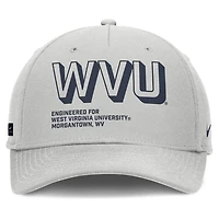 Nike West Virginia Mountaineers 2025 Sideline Dust Pinched Rise Adjustable Hat