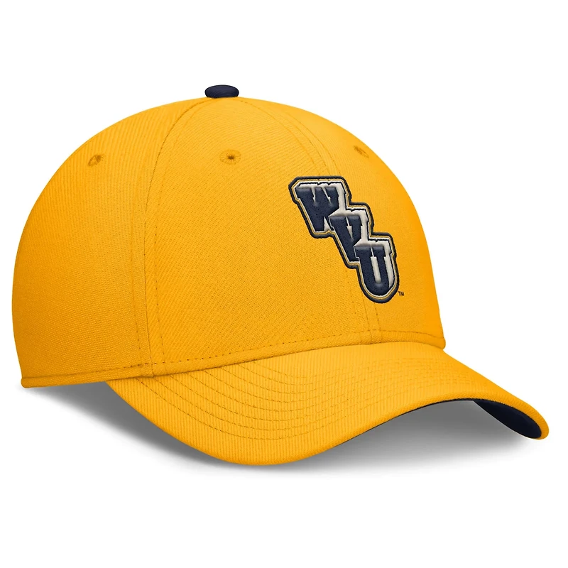 Nike West Virginia Mountaineers Legacy Rise Performance Flex Hat