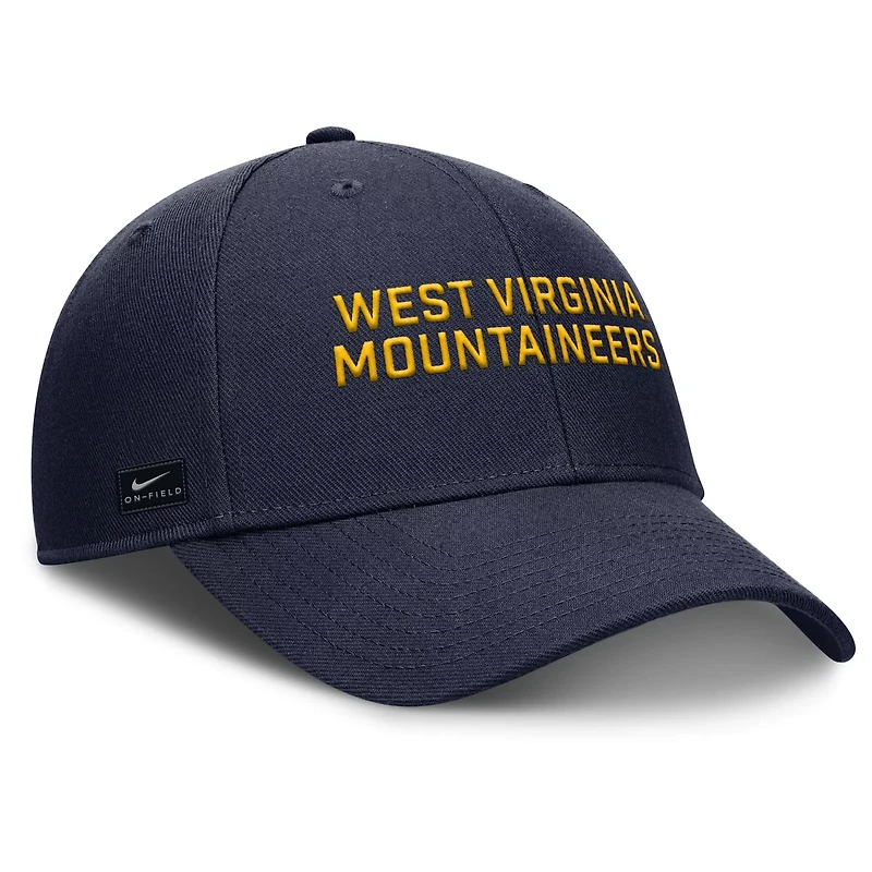 Nike West Virginia Mountaineers Rise Practice Adjustable Hat