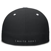 Nike White Chicago White Sox True Primetime Two-Tone Performance Fitted Hat