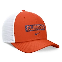 Nike White Clemson Tigers 2024 Sideline Trucker Adjustable Hat